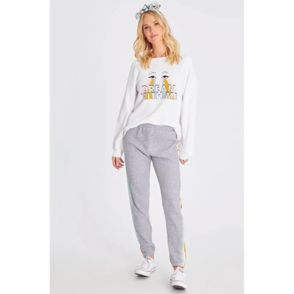 Wildfox Sommers White Cozy Sweatshirt Dream with me size XS